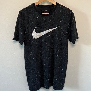 Nike Dri-Fit Short Sleeve Graphic Tee, Size Medium, Blk
